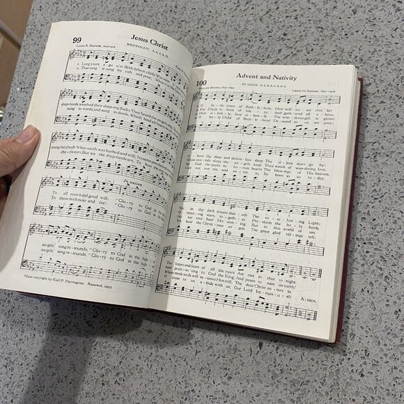Vintage Methodist Hymnal Book Omaha Nebraska Christian - Picture 4 of 9